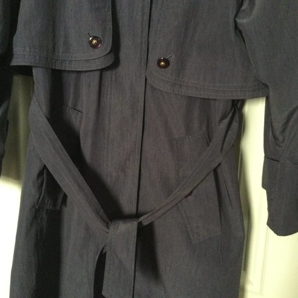 Women's Fen Nelli Long Trench coat Jacket 9/10 gently used made in China - Picture 3 of 9